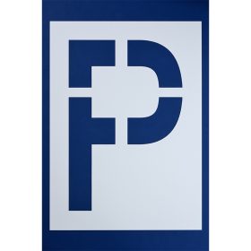 ＃330 ペンキ用型枠『P』１枚 ｈ900