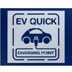 ＃60 ペンキ用型枠『EV QUICKマーク/EV』1枚