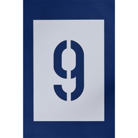 ＃90 ペンキ用型枠『駐車番号』10枚１組 ｈ300